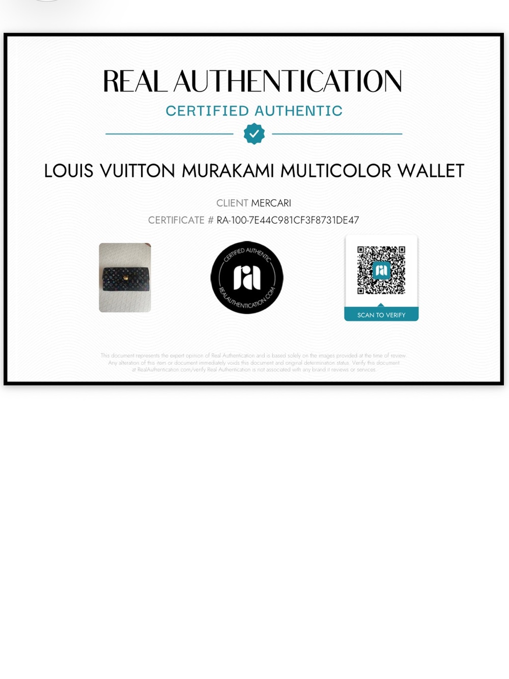 Louis Vuitton x Murakami Multicolor Sarah Wallet EUC Includes COA - Picture 15 of 16